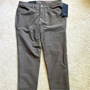 Lululemon NWT men’s ABC pant slim 33x34 zip front fly